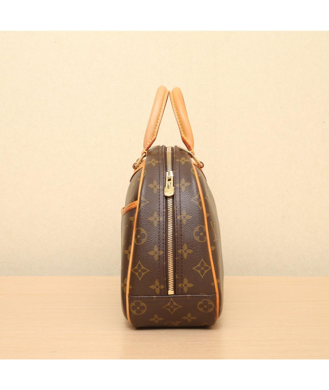 LOUIS VUITTON Коричневая сумка с короткими ручками, фото 4