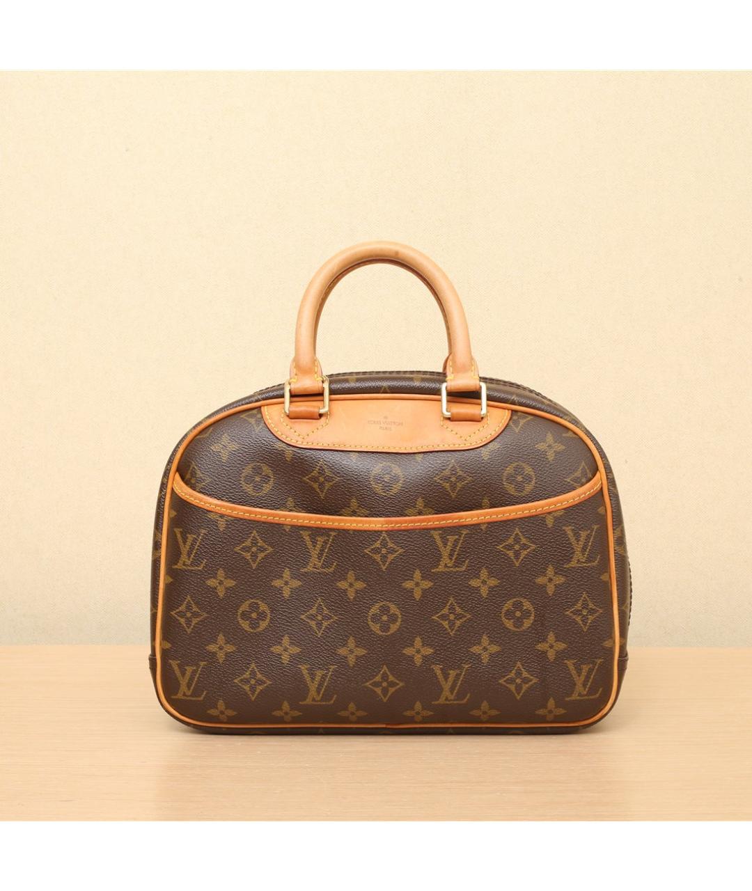 LOUIS VUITTON Коричневая сумка с короткими ручками, фото 2