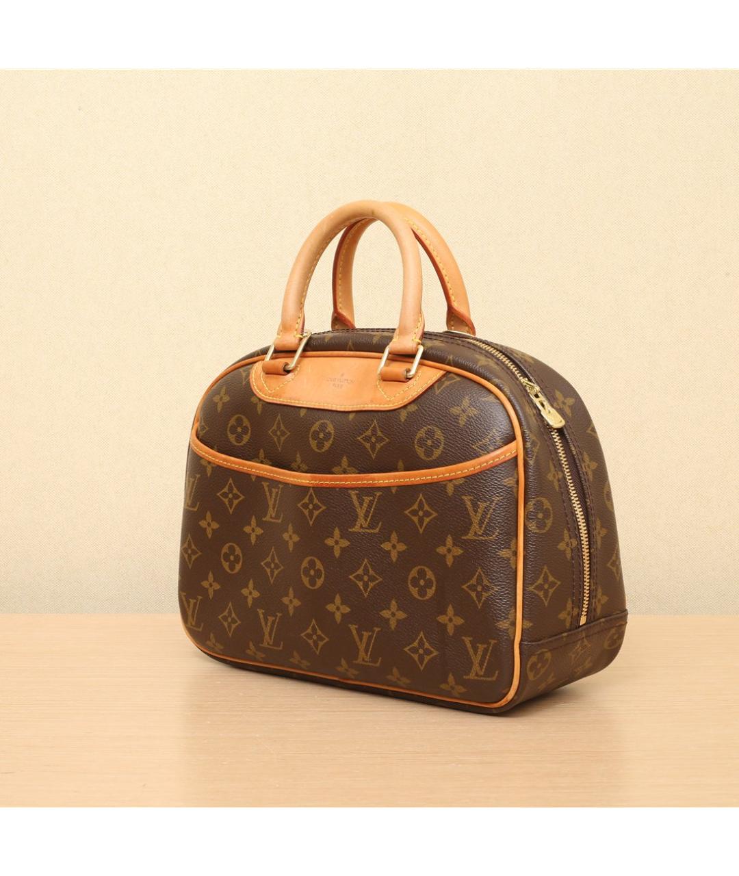 LOUIS VUITTON Коричневая сумка с короткими ручками, фото 3