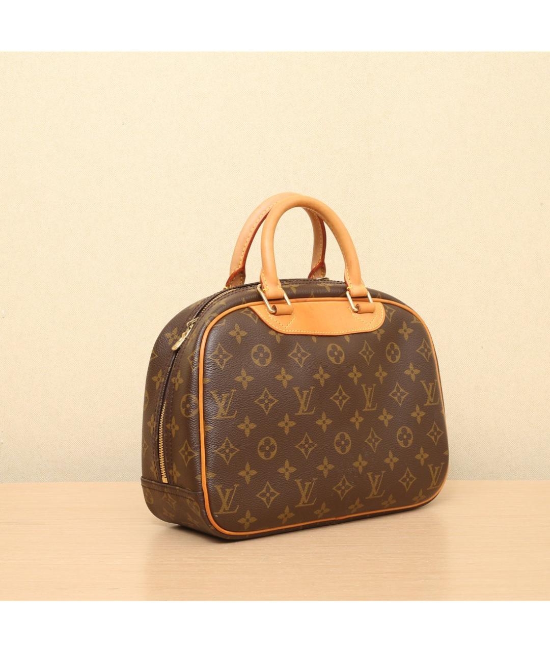 LOUIS VUITTON Коричневая сумка с короткими ручками, фото 5