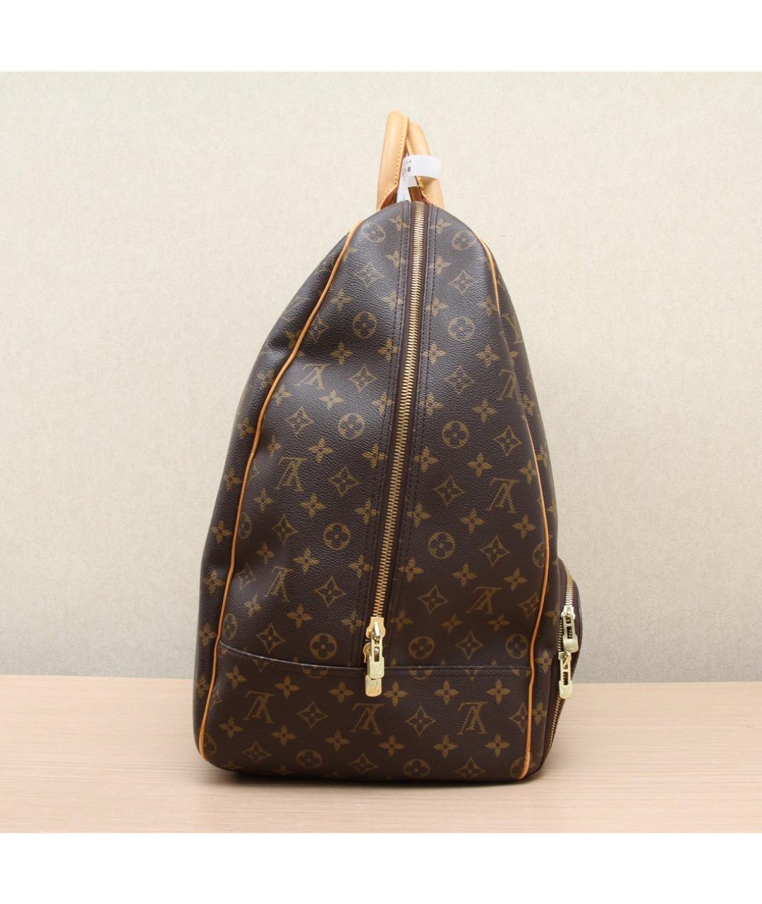 LOUIS VUITTON Коричневая дорожная/спортивная сумка, фото 4