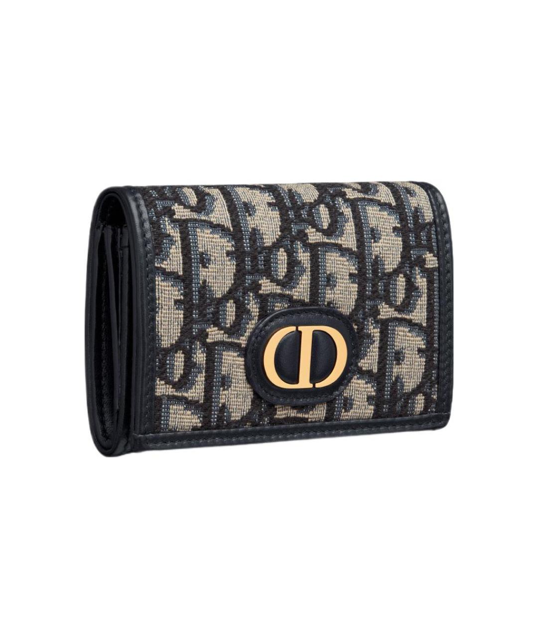 CHRISTIAN DIOR Темно-синий кошелек, фото 2