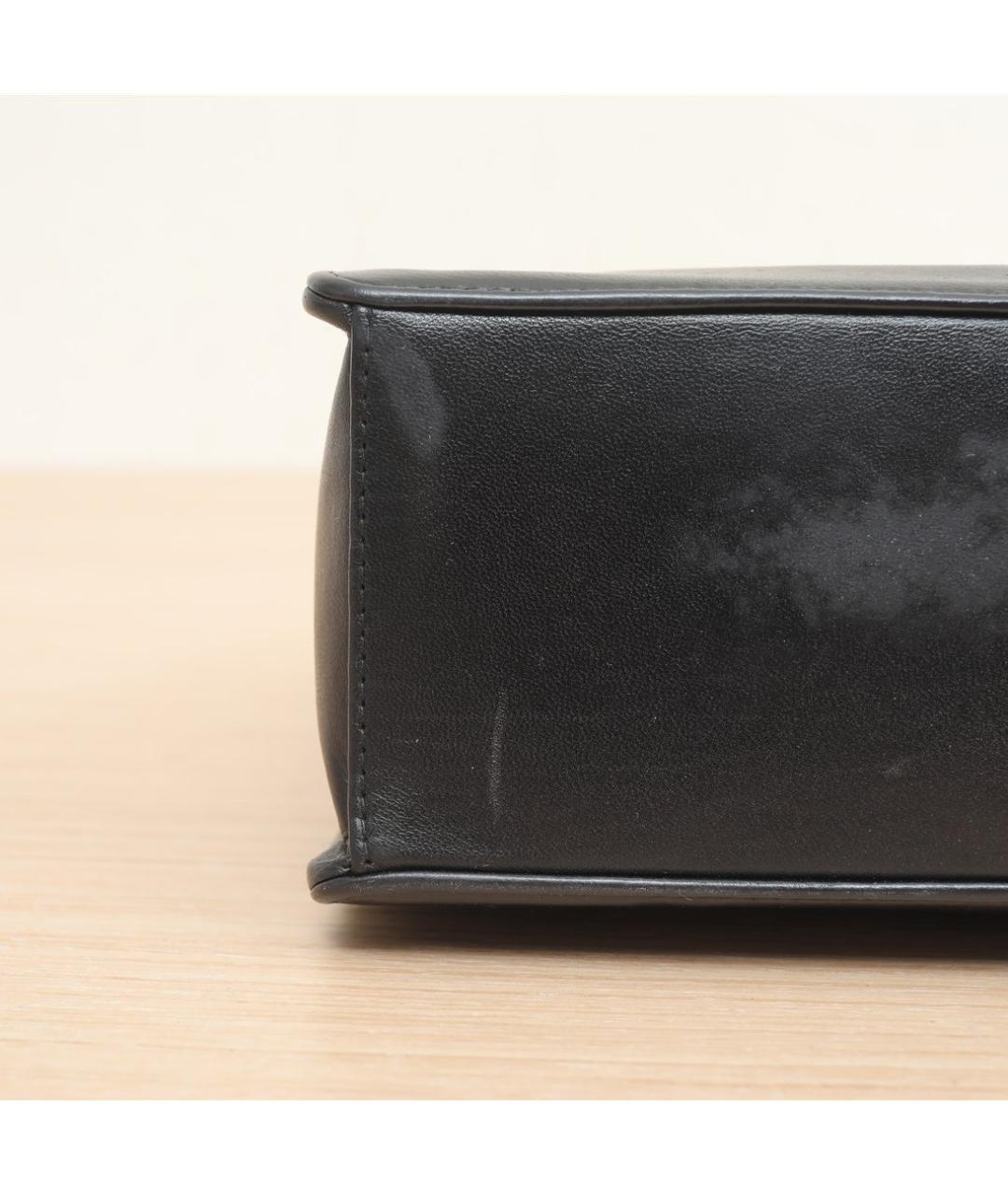 CHANEL Черная кожаная сумка через плечо, фото 9