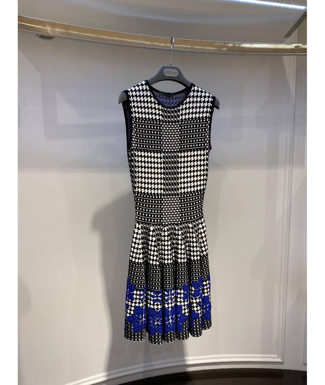 ALEXANDER MCQUEEN Мульти вискозное повседневное платье, фото 2