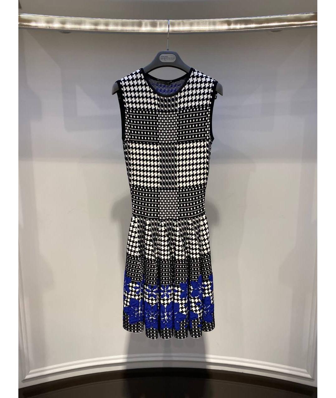 ALEXANDER MCQUEEN Мульти вискозное повседневное платье, фото 4