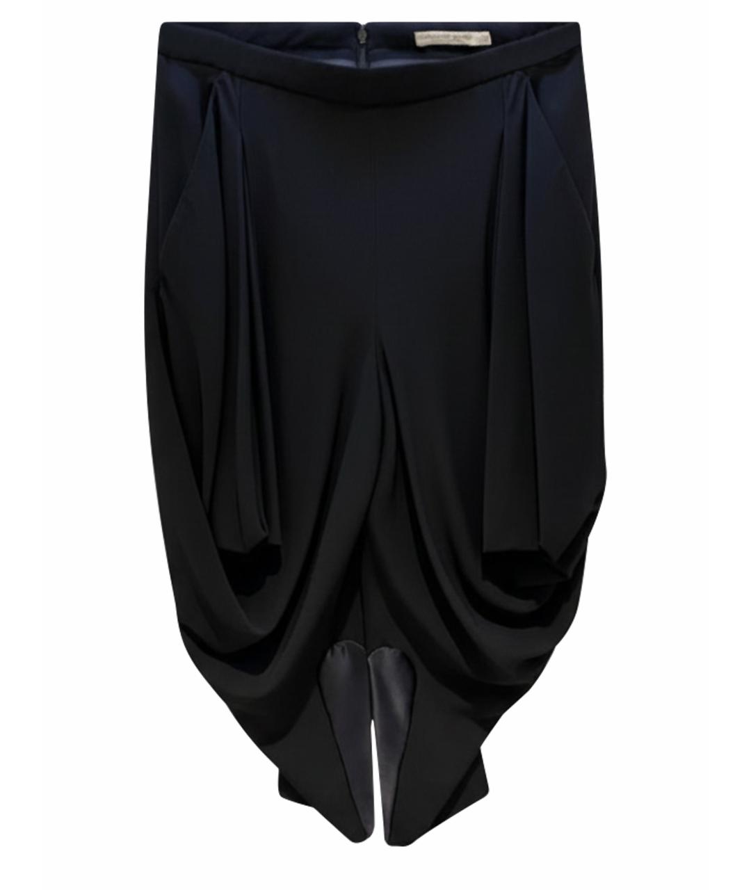 ALEXANDER MCQUEEN Черные ацетатные шорты, фото 4