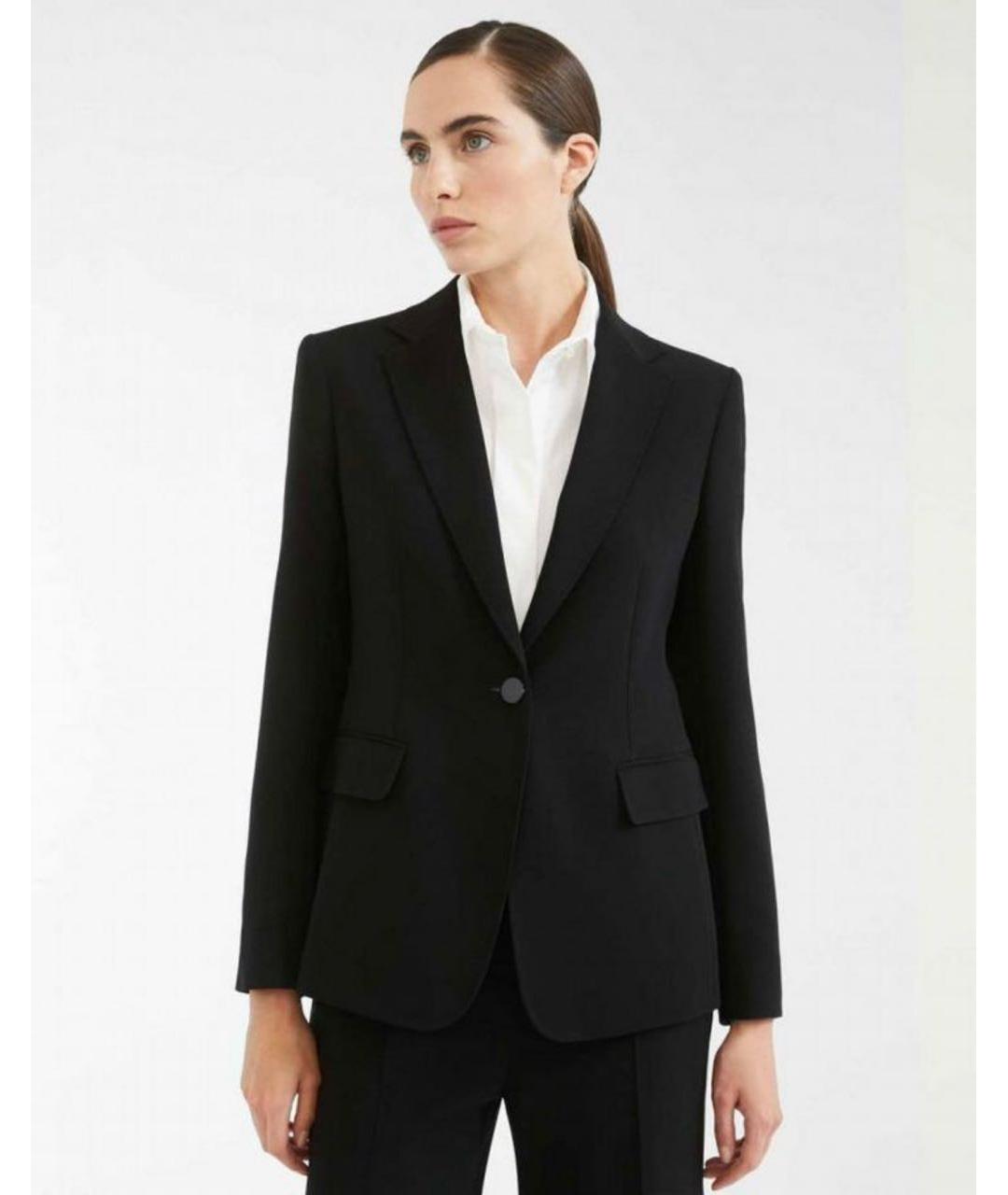 MAX MARA STUDIO Черный ацетатный жакет/пиджак, фото 7