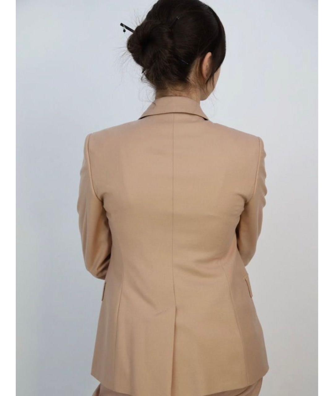 MAX MARA Бежевый кашемировый жакет/пиджак, фото 2