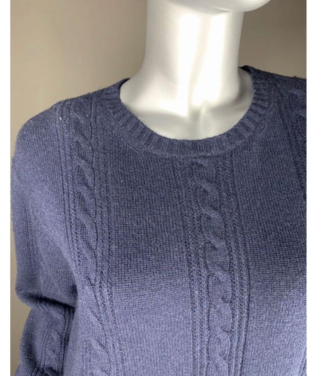 MAX MARA Темно-синее шерстяное повседневное платье, фото 4