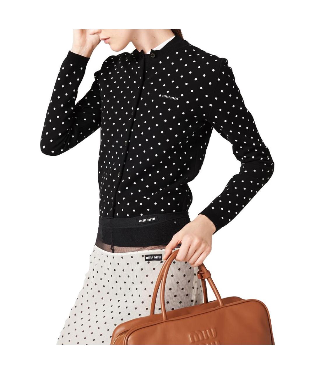 MIU MIU Черный джемпер / свитер, фото 5