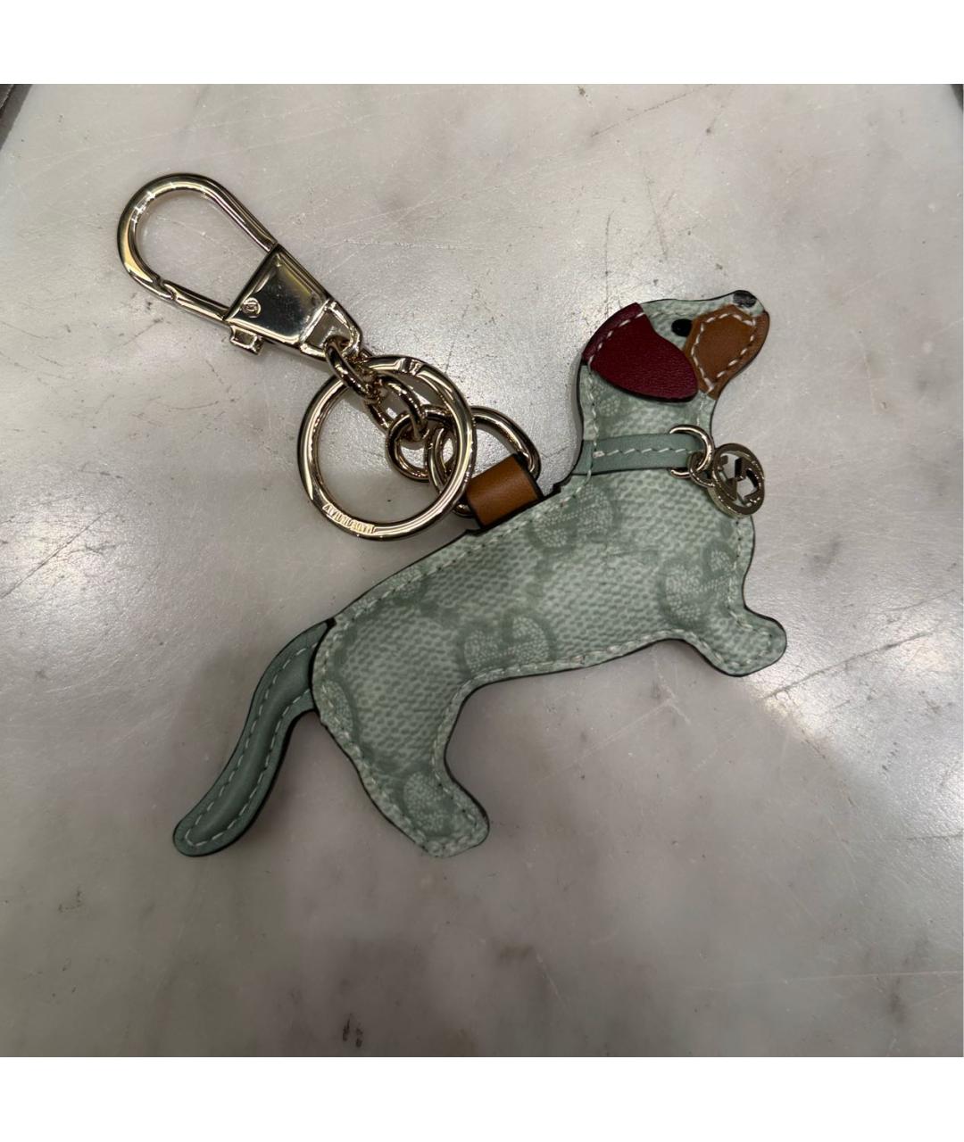 GUCCI Голубой брелок, фото 2