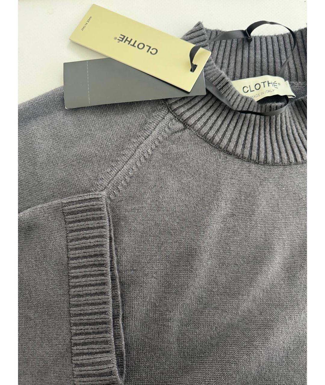 MAX MARA Серое вискозное повседневное платье, фото 4