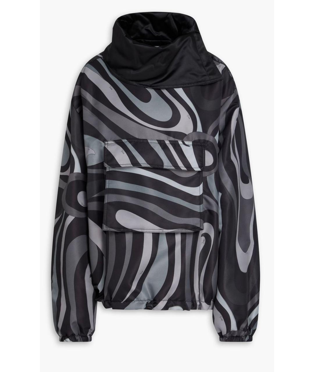 EMILIO PUCCI Черная полиамидовая куртка, фото 4