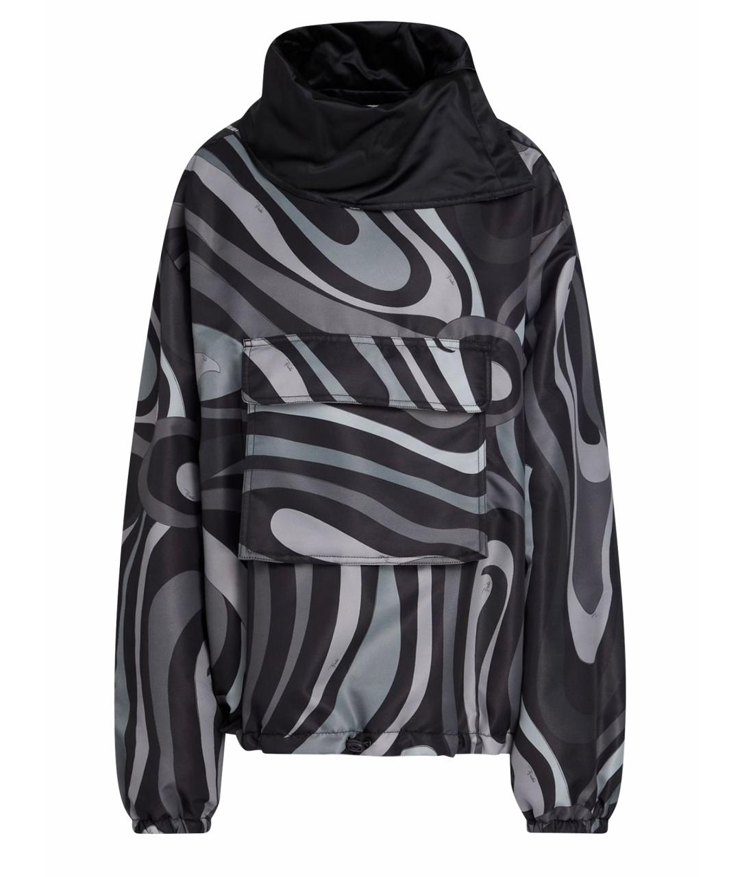 EMILIO PUCCI Черная полиамидовая куртка, фото 1