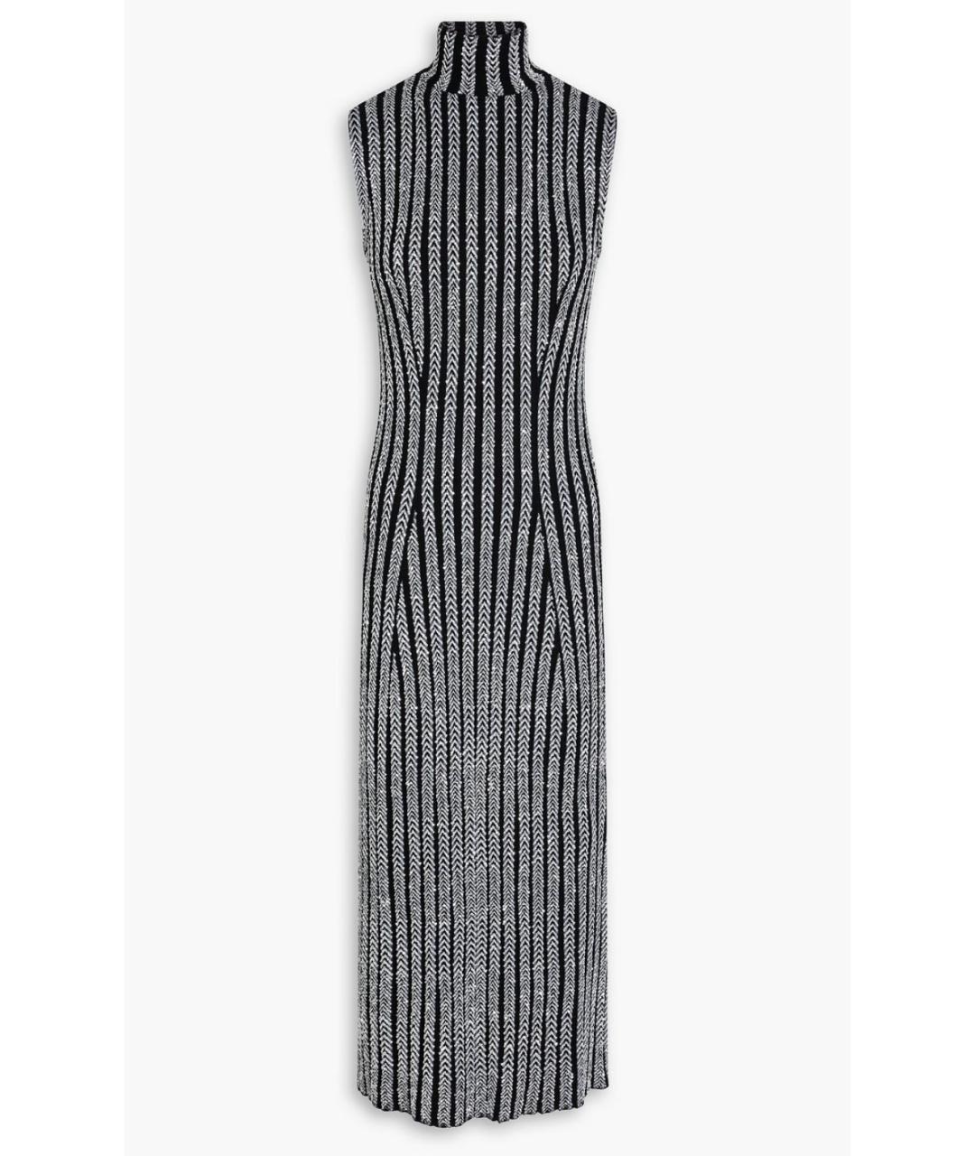 MISSONI Черное вискозное коктейльное платье, фото 4