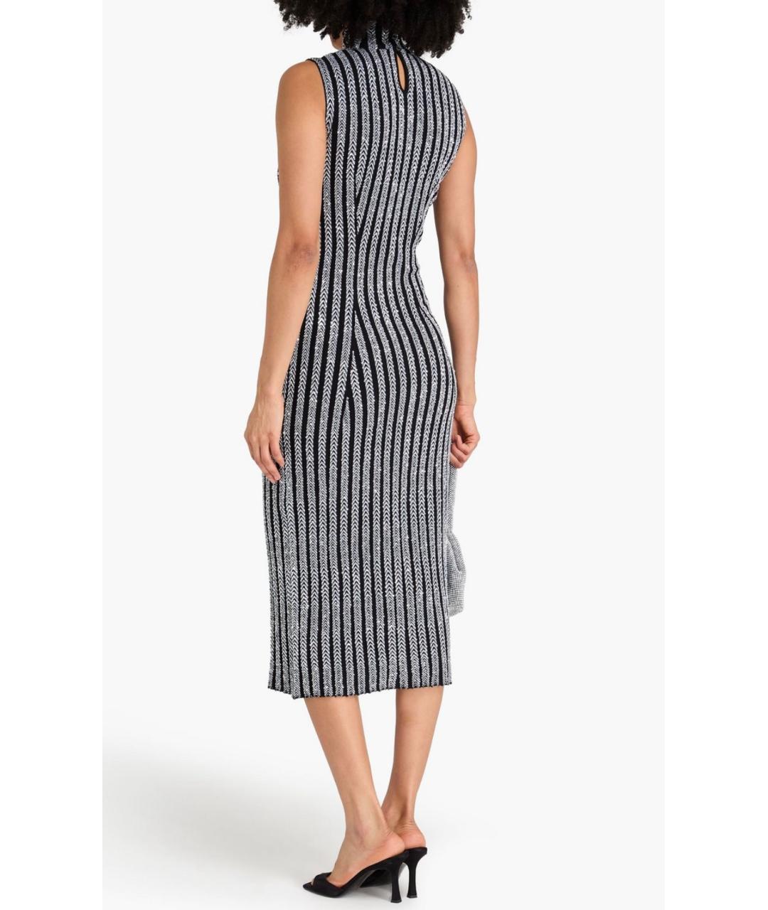 MISSONI Черное вискозное коктейльное платье, фото 3