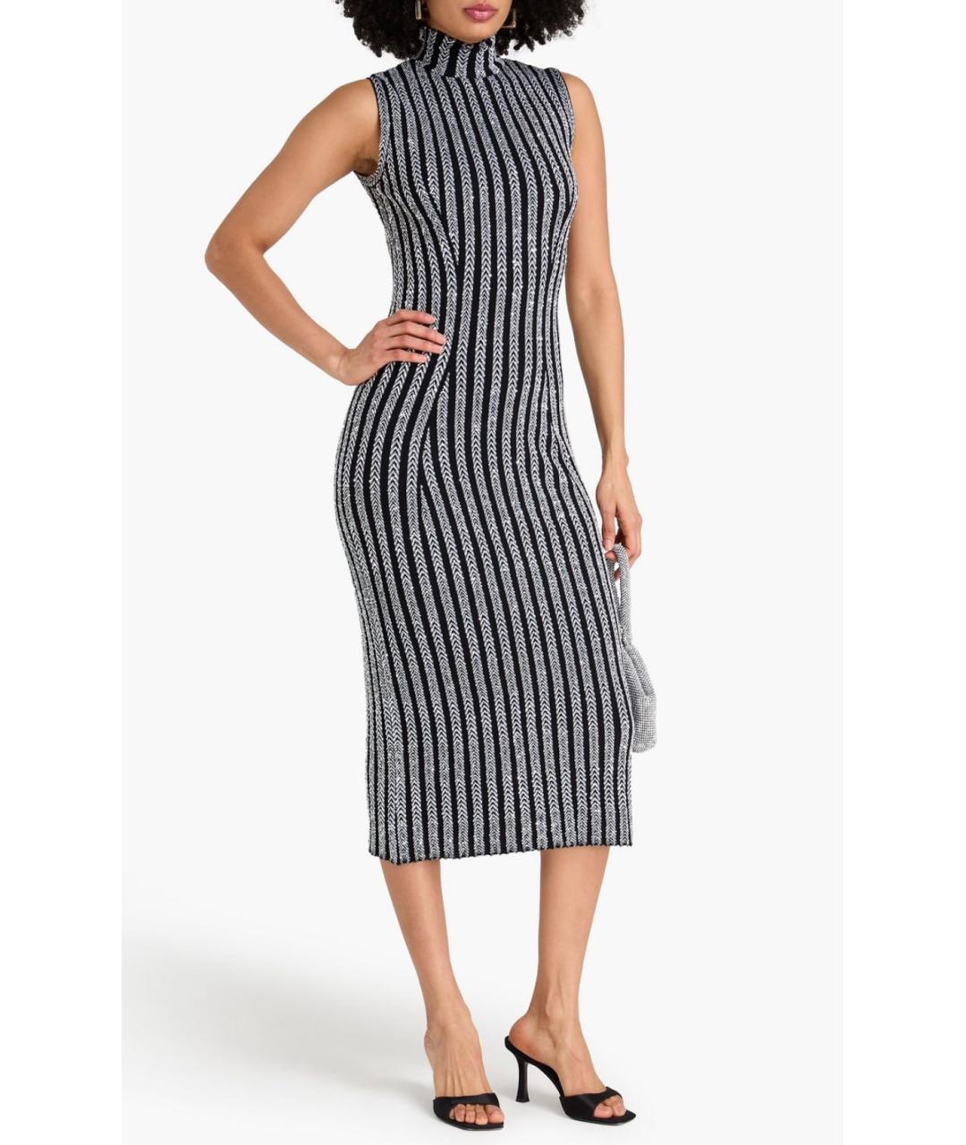 MISSONI Черное вискозное коктейльное платье, фото 2