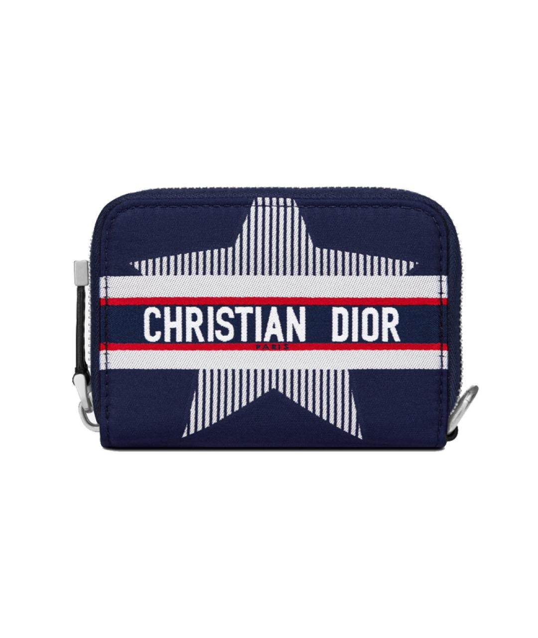 CHRISTIAN DIOR Темно-синий кардхолдер, фото 1