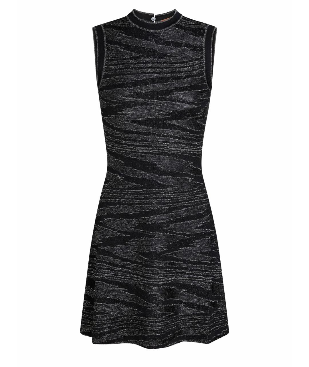 MISSONI Черное вискозное коктейльное платье, фото 1