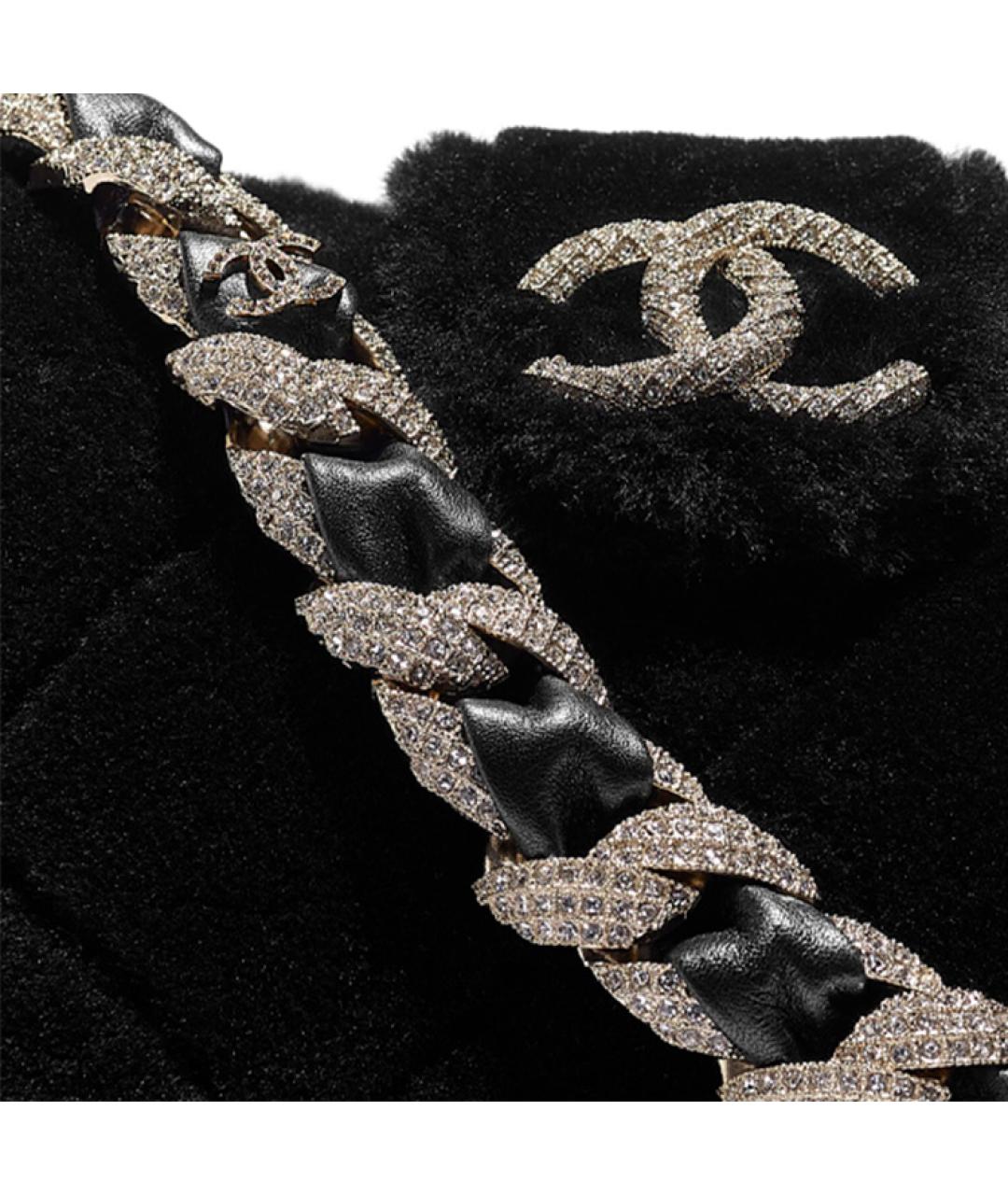 CHANEL Черная сумка через плечо, фото 4