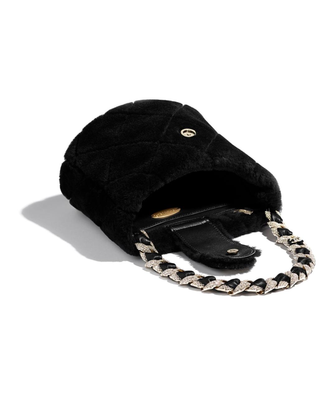 CHANEL Черная сумка через плечо, фото 3