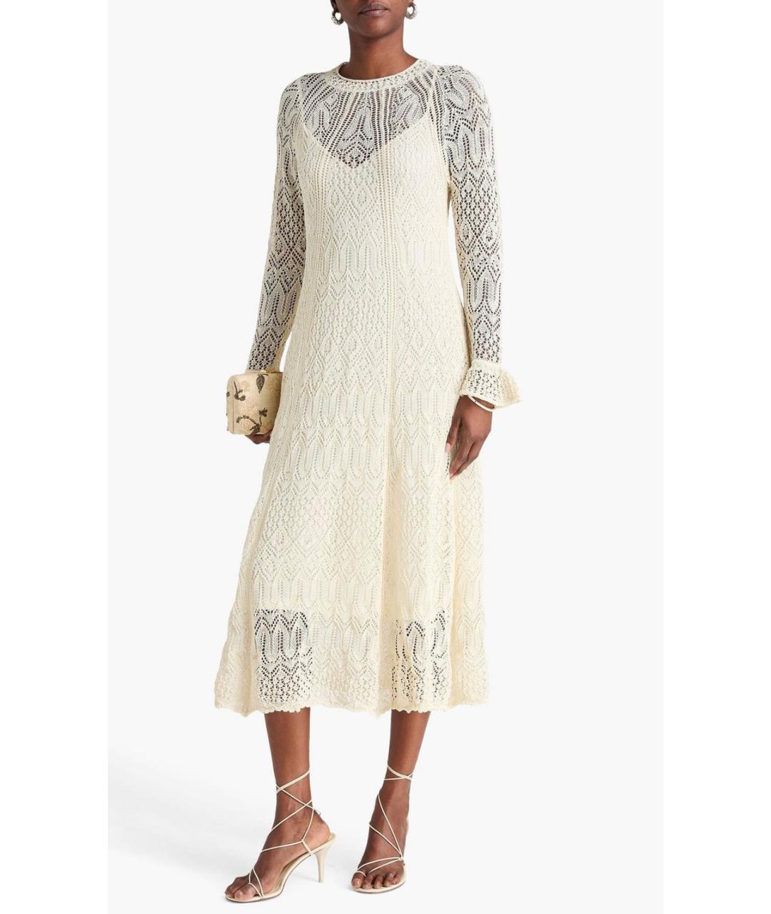 ZIMMERMANN Бежевое коктейльное платье, фото 2