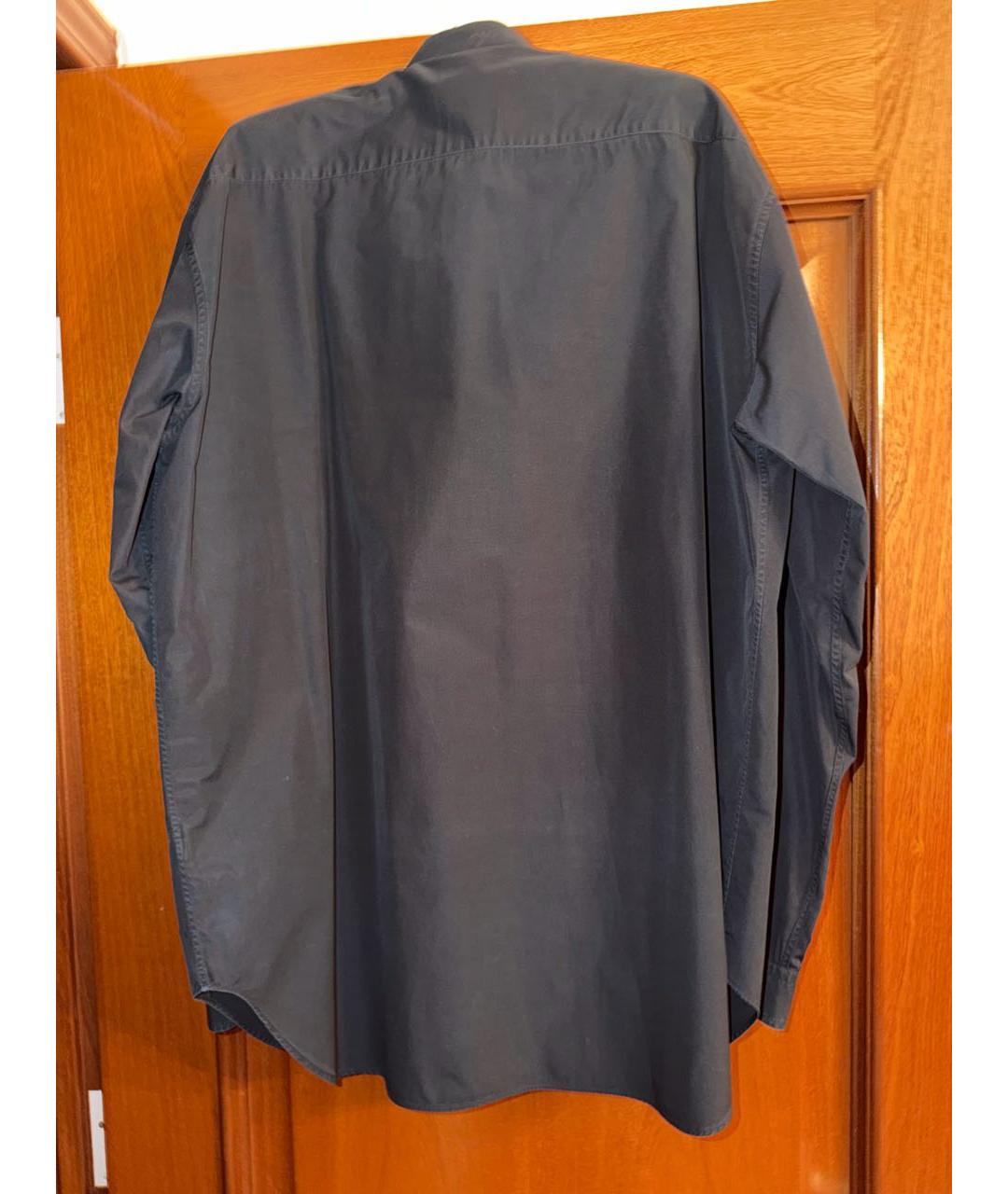 VETEMENTS Черная хлопковая рубашка, фото 2