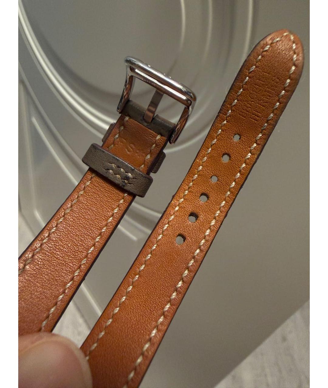 HERMES Серебряные металлические часы, фото 6