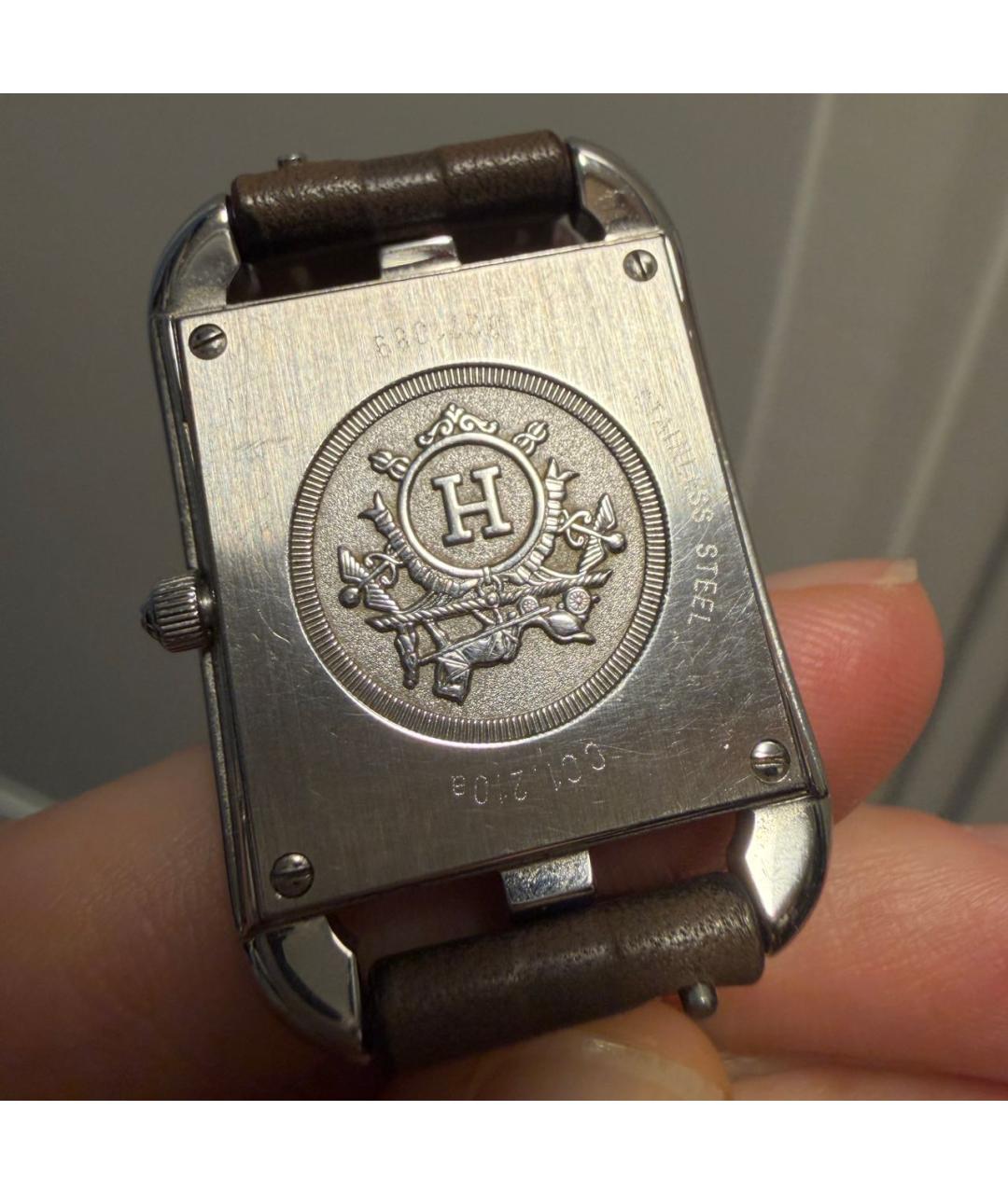 HERMES Серебряные металлические часы, фото 3