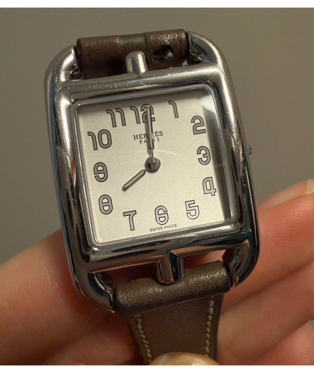 HERMES Серебряные металлические часы, фото 8