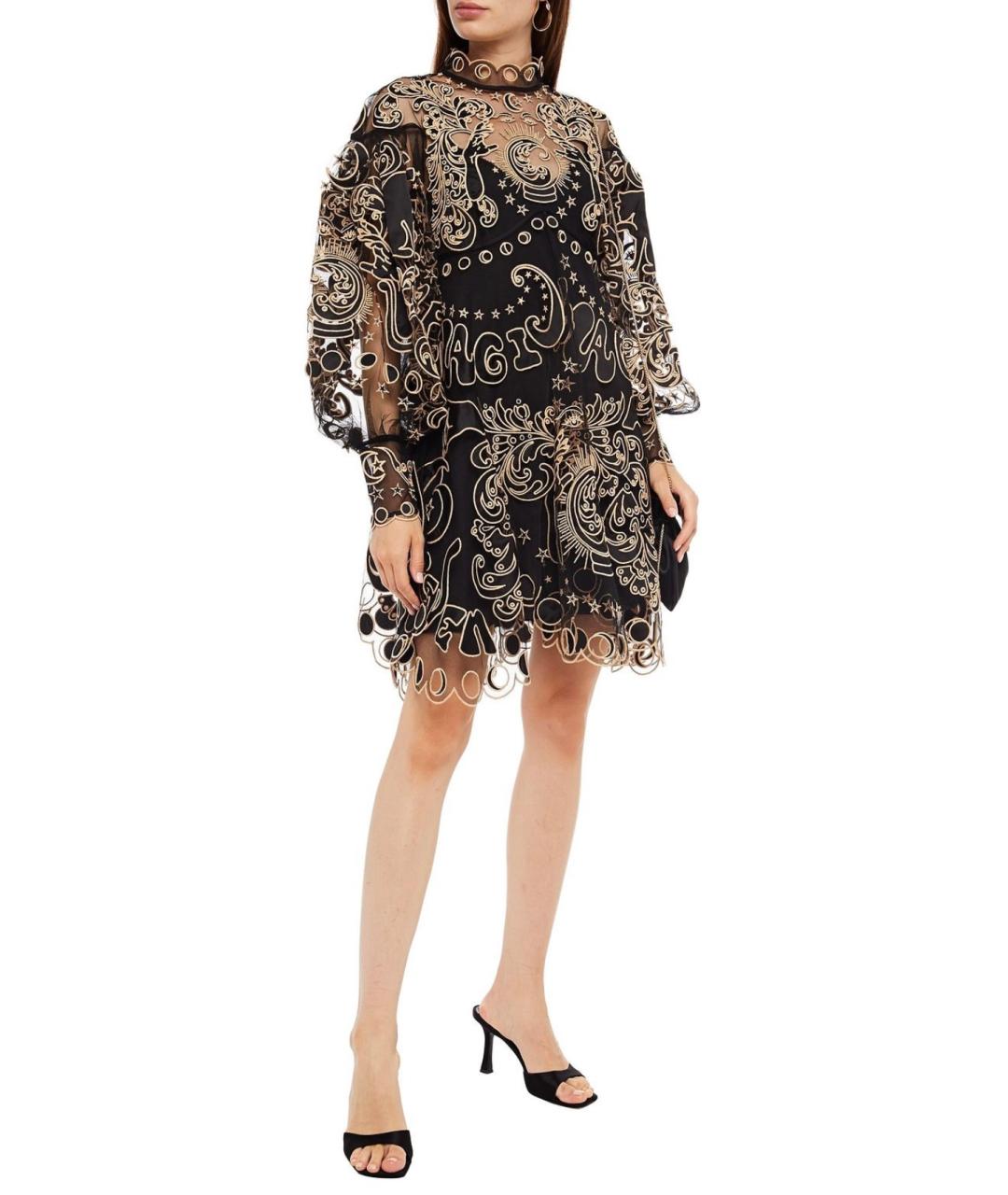 ZIMMERMANN Черное полиэстеровое коктейльное платье, фото 2