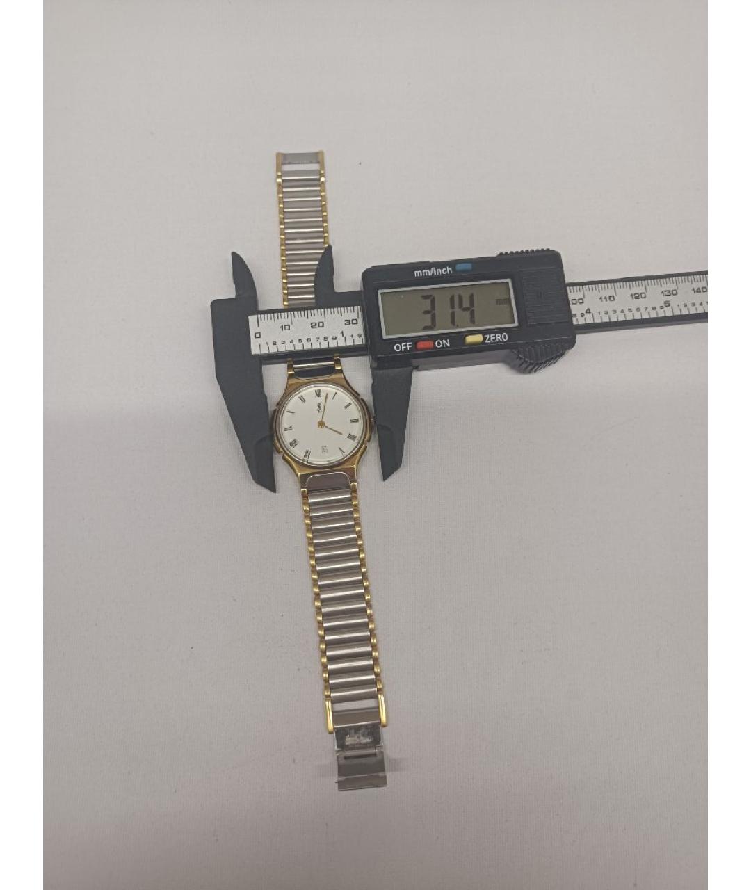 SAINT LAURENT Серебряные стальные часы, фото 8