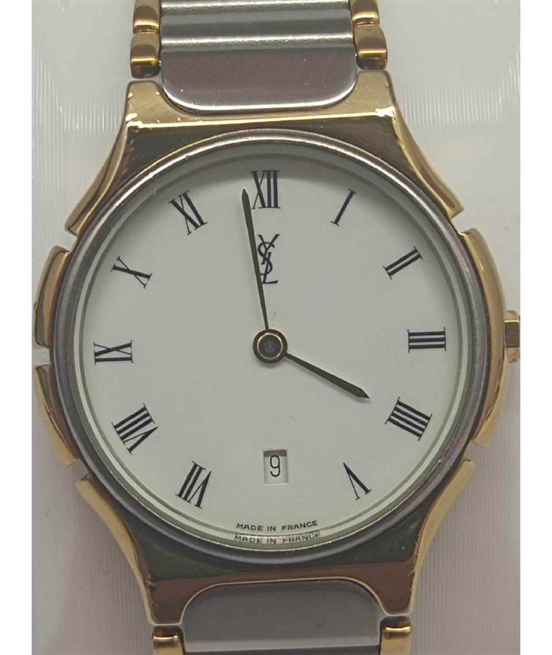 SAINT LAURENT Серебряные стальные часы, фото 2