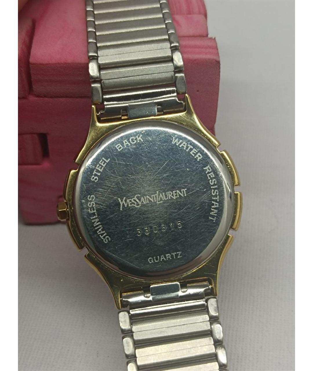 SAINT LAURENT Серебряные стальные часы, фото 7