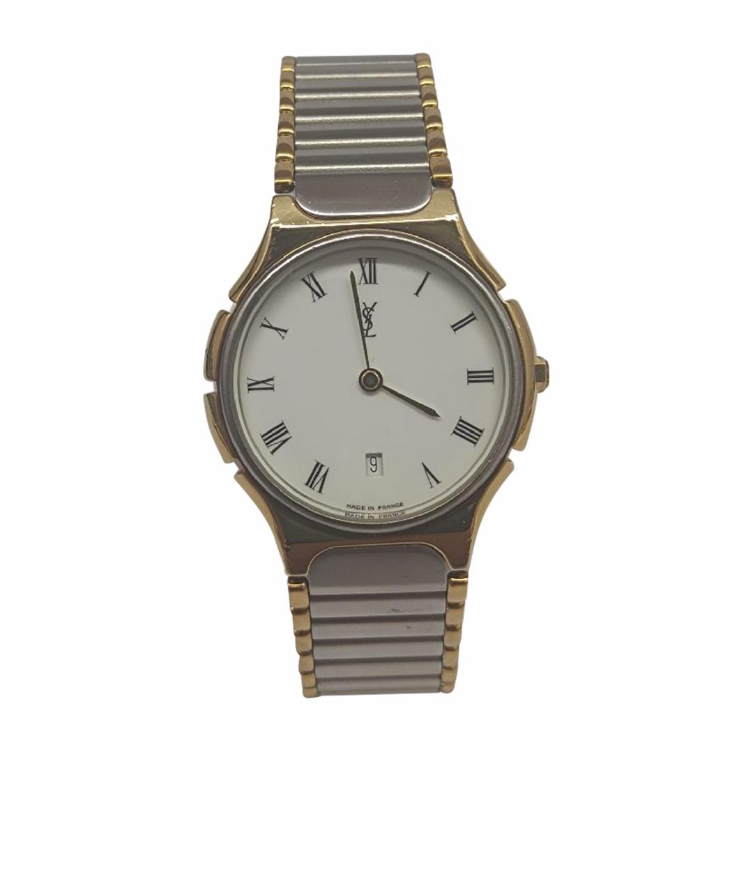 SAINT LAURENT Серебряные стальные часы, фото 1