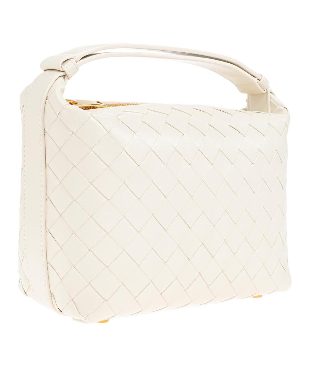 BOTTEGA VENETA Бежевая кожаная сумка через плечо, фото 1