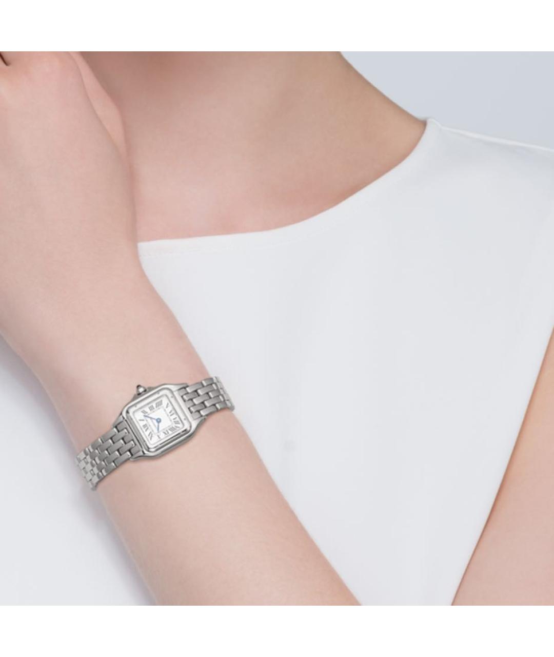 CARTIER Серебряные часы, фото 4