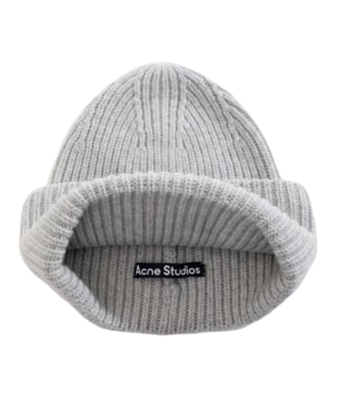ACNE STUDIOS Серая шапка, фото 3