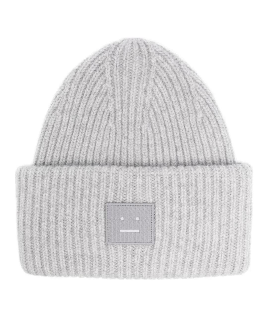 ACNE STUDIOS Серая шапка, фото 1