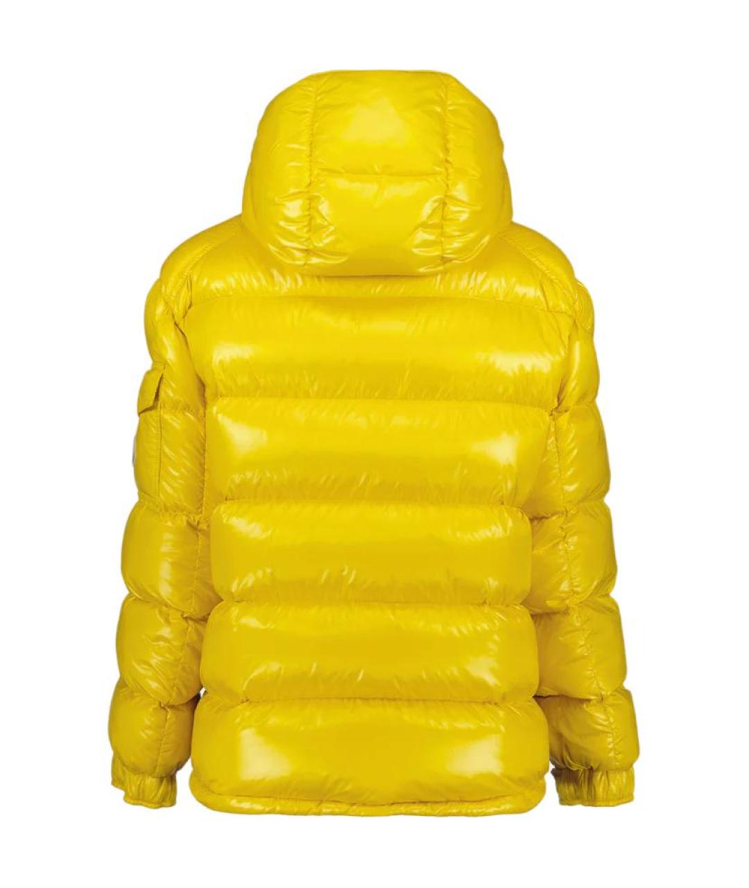 MONCLER Желтый пуховик, фото 2