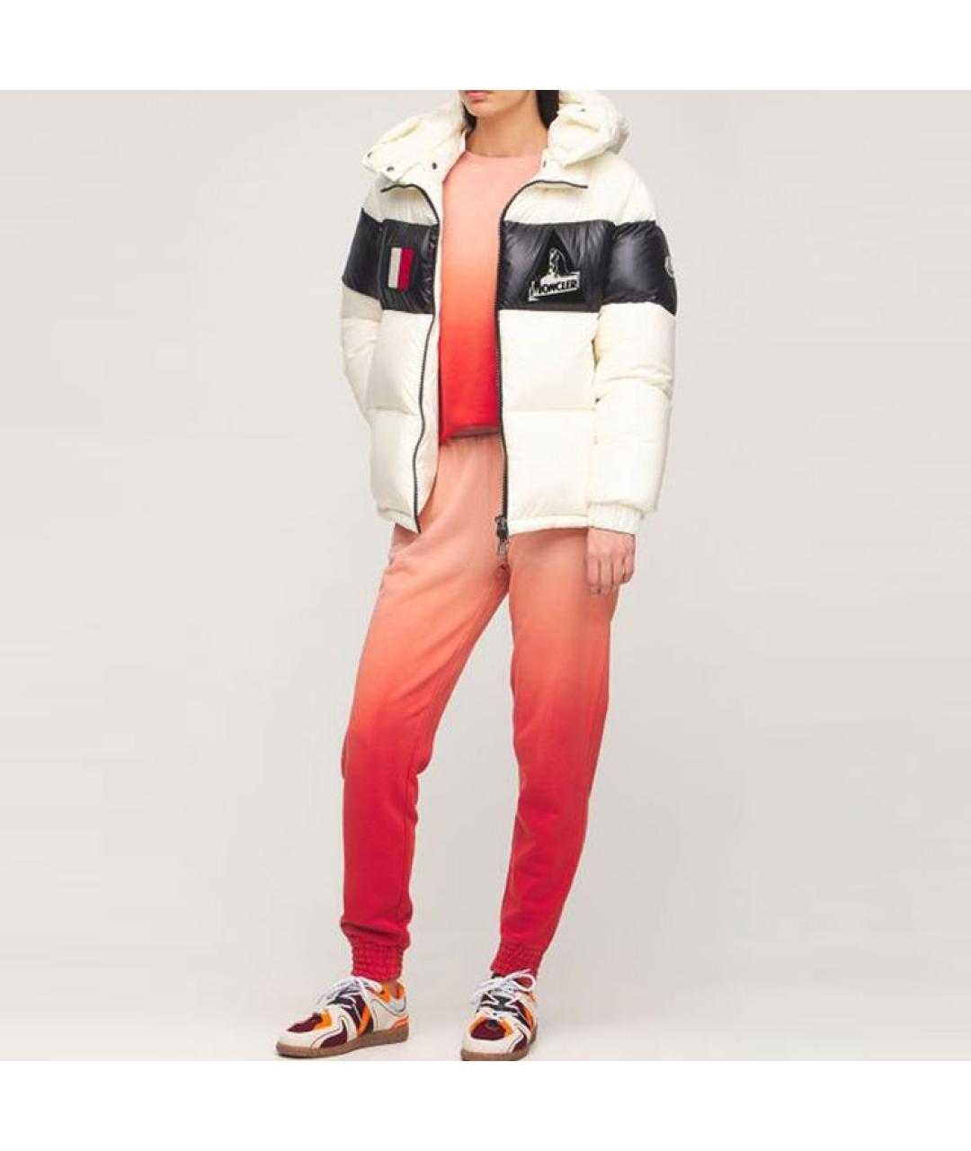 MONCLER Белый пуховик, фото 3