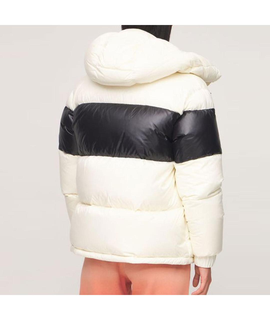 MONCLER Белый пуховик, фото 4