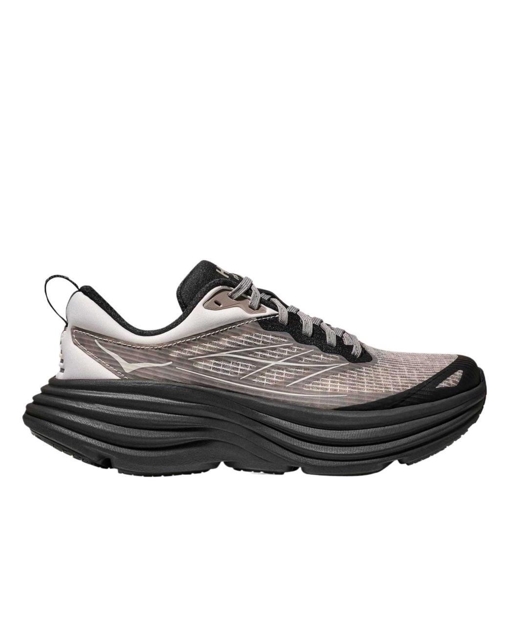 HOKA Коричневые текстильные кроссовки, фото 1