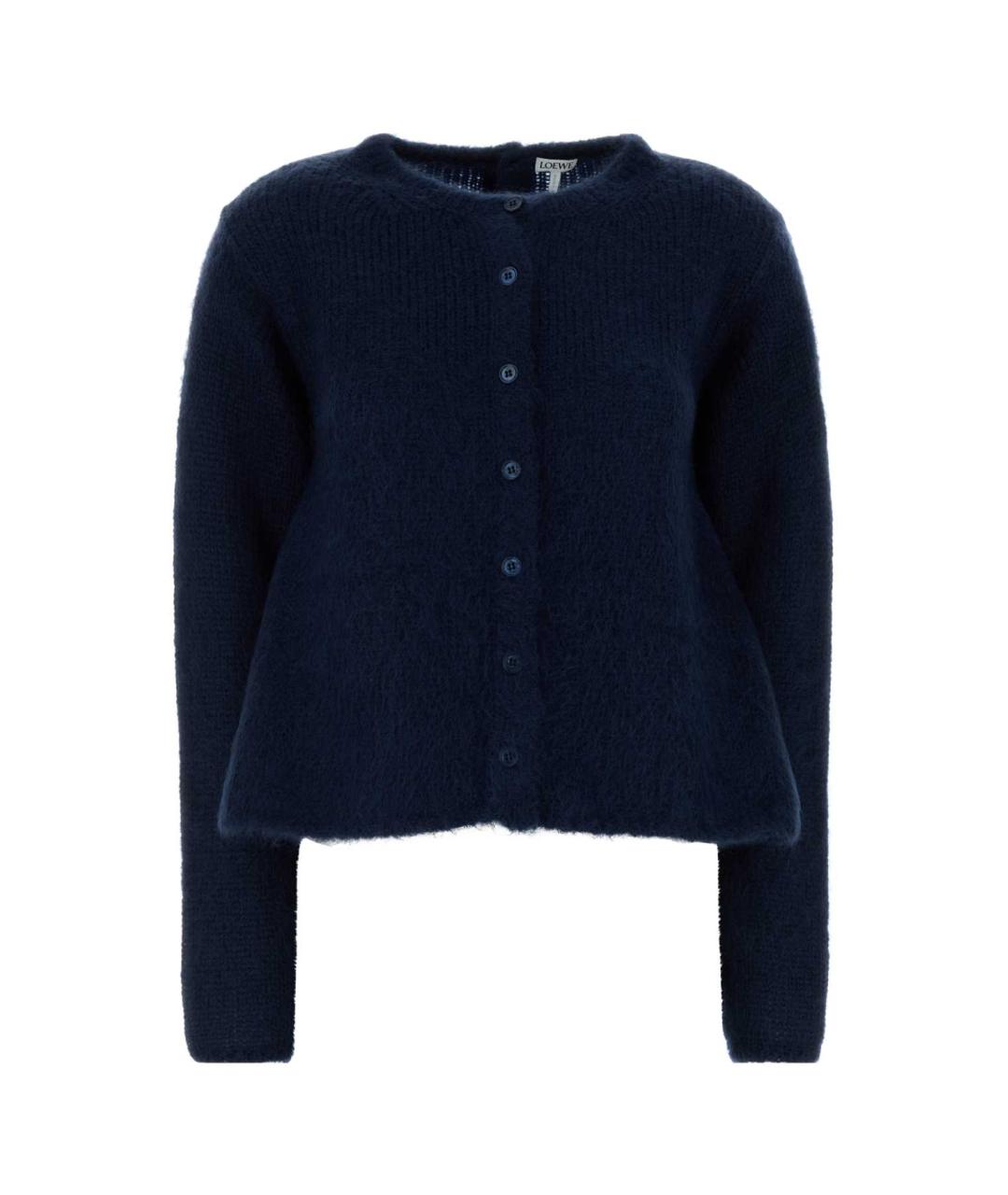 LOEWE Синий шерстяной кардиган, фото 1