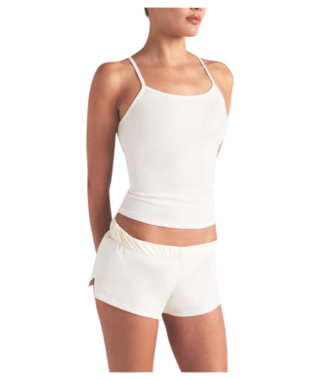 SKIMS Белая майка, фото 2