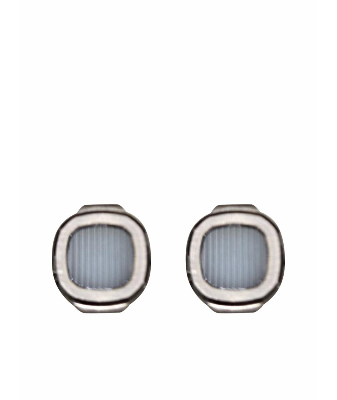 PATEK PHILIPPE Серебряные запонки из белого золота, фото 1