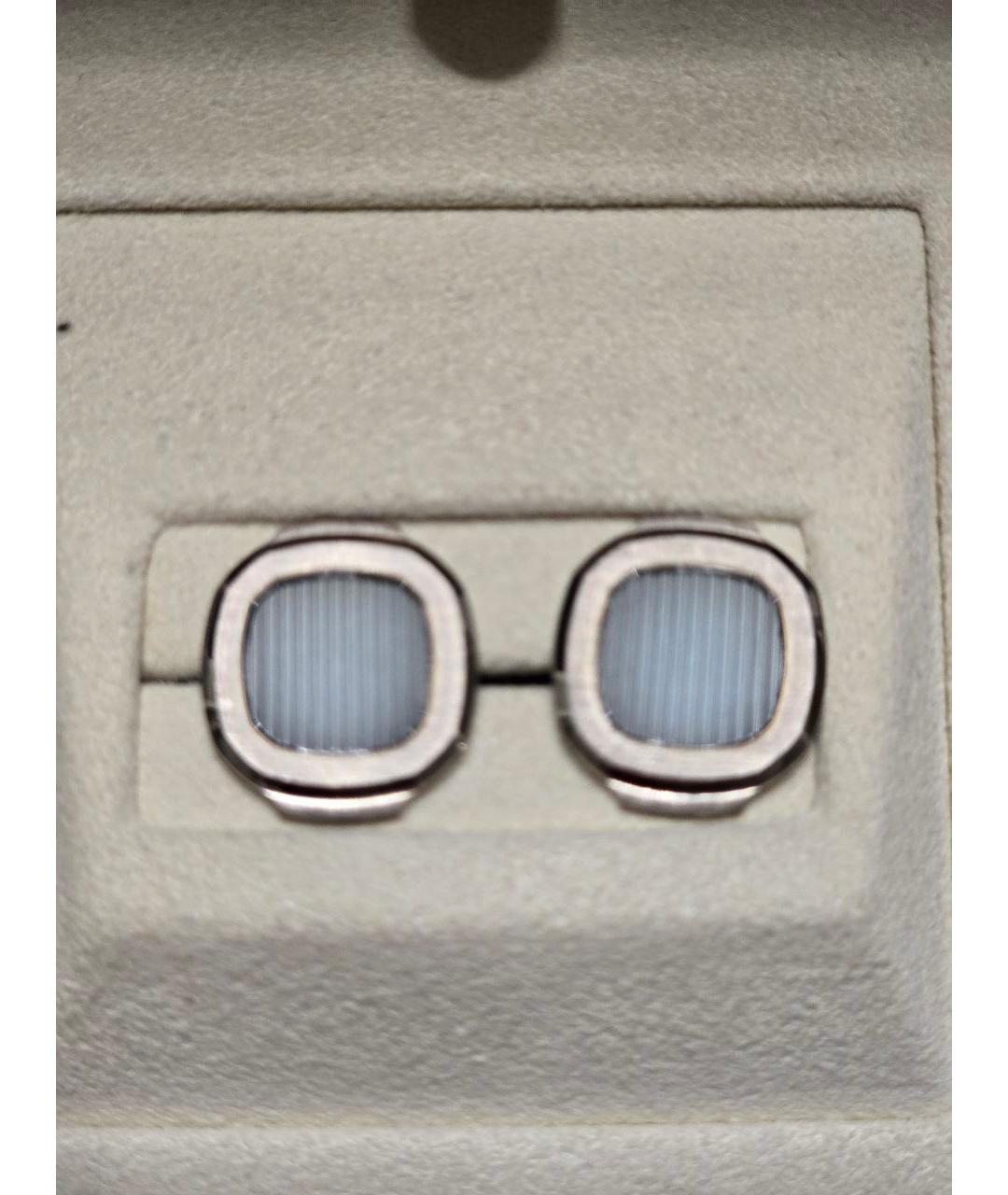 PATEK PHILIPPE Серебряные запонки из белого золота, фото 5