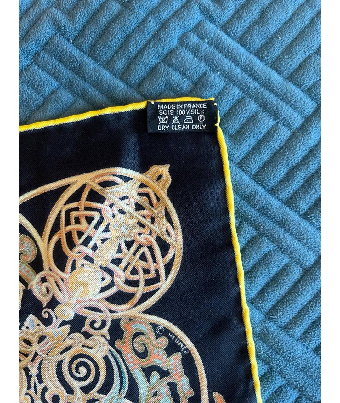 HERMES Мульти шелковый платок, фото 3