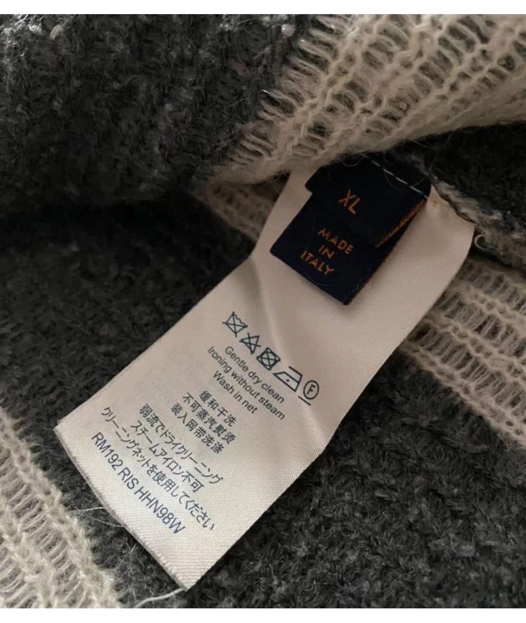 LOUIS VUITTON Серый джемпер / свитер, фото 4