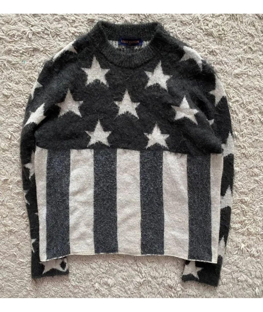LOUIS VUITTON Серый джемпер / свитер, фото 7